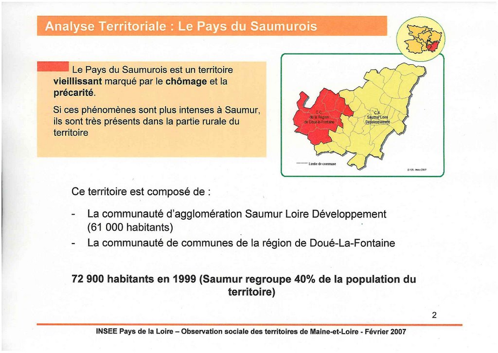 Démographie du Pays Saumurois