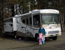 The girls and the RV
