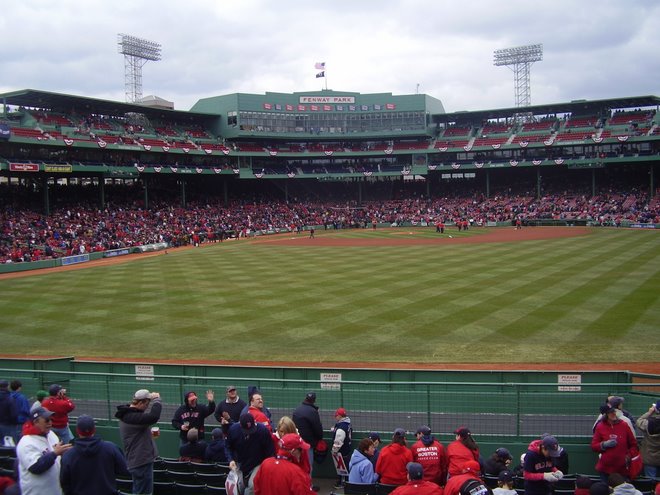 Fenway on Opening day