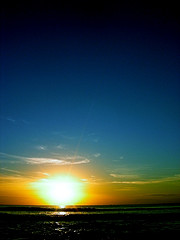 blue sunset