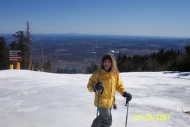 me skiing in Vermont