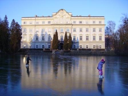 Leopoldskron Palace in winter