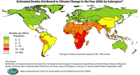 Deaths due to climate change