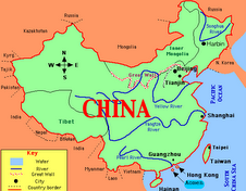 Map of China: