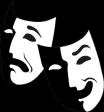 ¿Qué mejor dibujo que éste para representar el teatro?