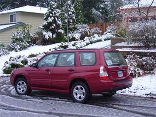 Red Subaru Forester