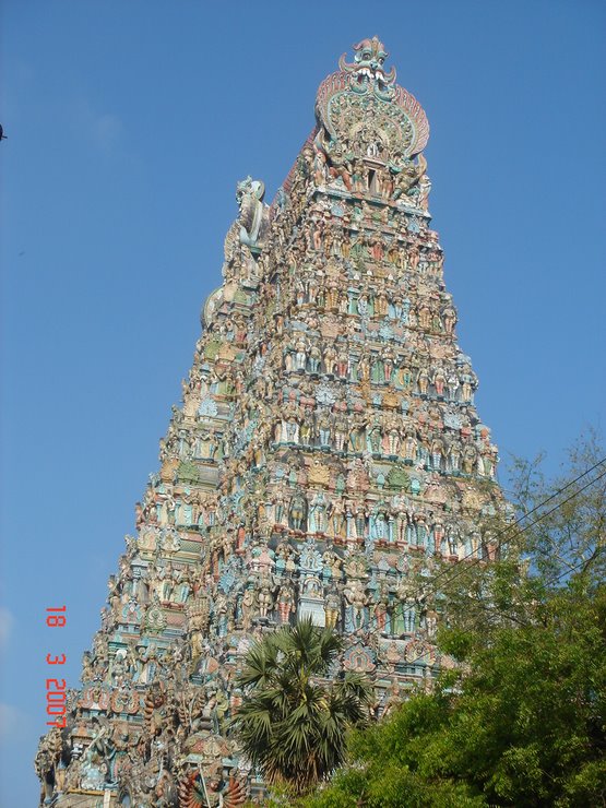 Le grand temple de Madurai