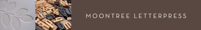 moontree letterpress - weddings