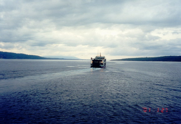 Ferry from Gilimanuk (Bali) to Banyuwangi (East Java), 2001