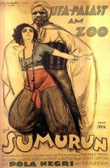 De film "Sumurun" met Pola Negri. Duitsland, 1920, zonder spraak, zwartwit, 113 min.