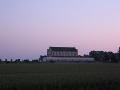The Abbey at dusk