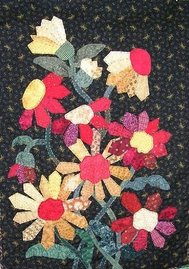 funflowers 3-d wall hanging quilt pattern"a chance for you to be be the designer