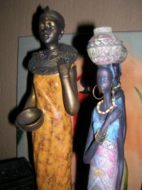 Afrikanische Kunst und Skulpturen