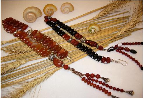 33 Beads Agate SEbhas with 3 counters