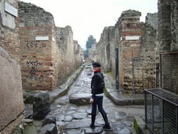 The streets of Pompei