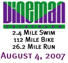 Vineman - Full Ironman 4 Augustus 2007