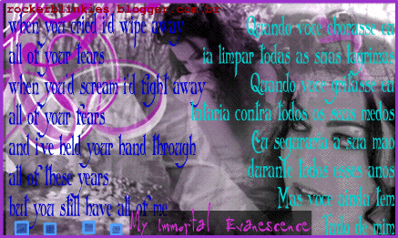 Evanescence ( My immortal )