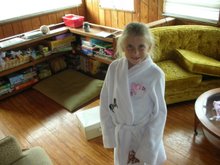 Gramma's "personalized" robe!
