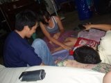 playing cards with steve and adrian