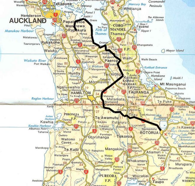 Stage One - Auckland to Rotorua - Departing April 22nd