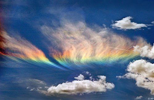 The Rarest of All Naturally Occuring Atmospheric Phenomena:   FIRE RAINBOW