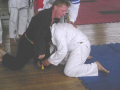A Brazilian Jiu Jitsu Tournament... almost got him!