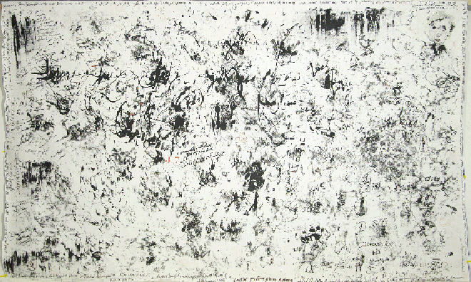 "Saeki Cho Japan" 2,20m x 3,30m, 2005, mixed media on canvas