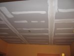 Kitchen ceiling sheetrocked