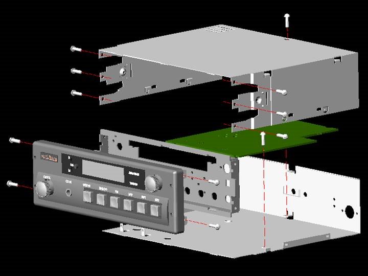 Estudo de conjunto Radio Automotivo