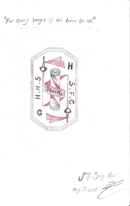 Hollywood Sheik Fencer's Club Coat of Arms