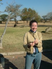 "Okay, pleeeease hurry up and take the picure before these warthogs get irritated"