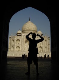 Me at the Taj Mahal