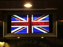 stained glass "Union Jack"