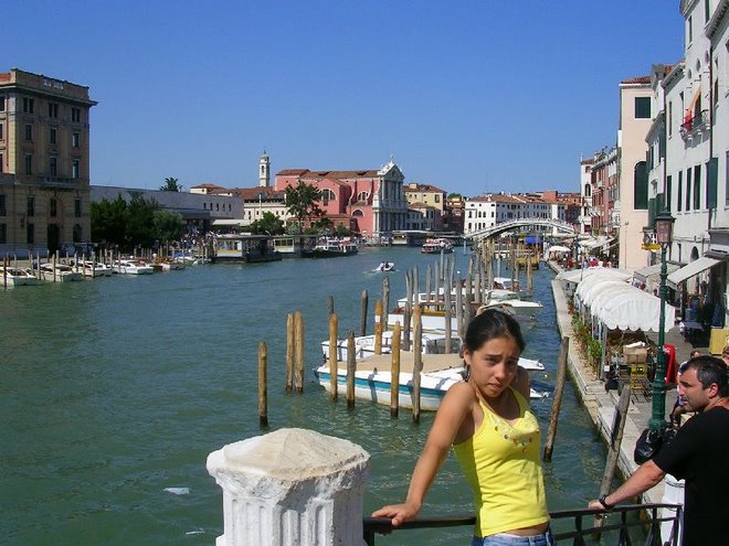 Una vista del canal principal de Venecia