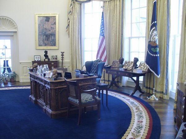 The Oval Office at The William Jefferson Clinton Presidential Library - Little Rock, Arkansas