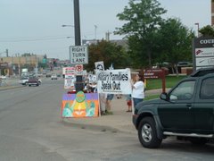 Minnesotans give United States Senator  Norm Coleman a piece of their mind about the Iraq War...