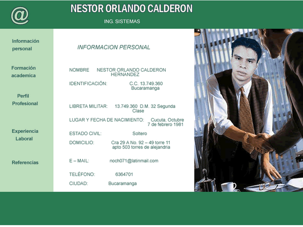 Nestor Orlando Calderon Hernandez