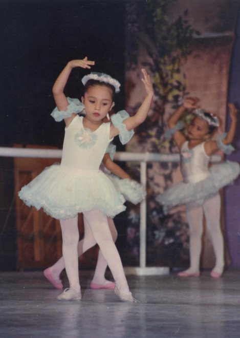 En mi examen final de ballet de 1er año