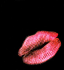 lipstick on Mirror