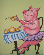 This little piggy stays home...
