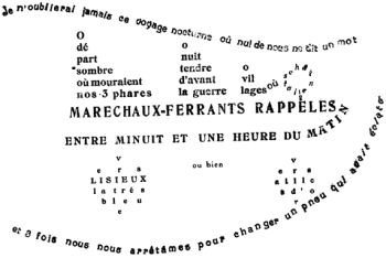 Le petite auto G. Apollinaire