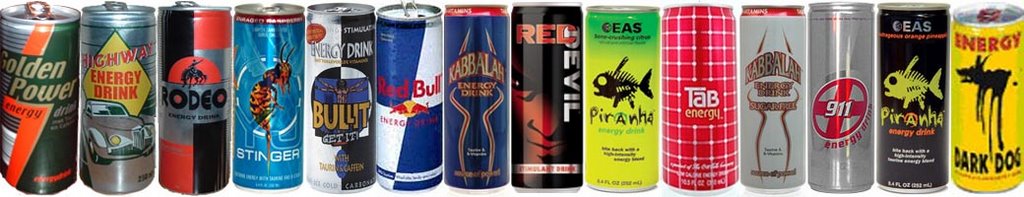 energy drinks a little collection