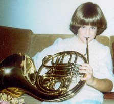 Age 10 with 1st Horn Ever