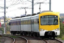 A sunday Upfield bound Siemens train