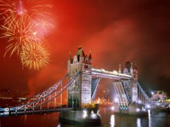 Tower Bridge - nowy rok