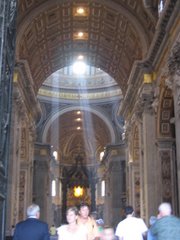Inside St. Peter's Basilica-Roma