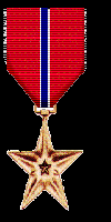 Awarded the Bronze Star