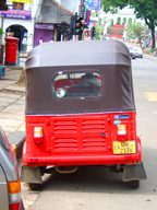 Three-wheeler in Kandytown