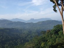 Bible Rock on the road from Kandy to Colombo