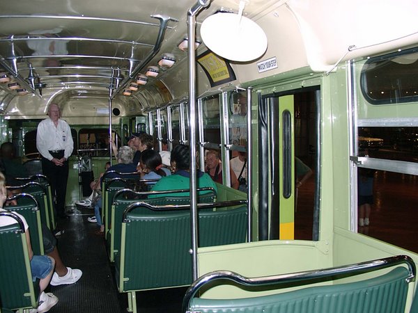 Inside the Rosa Parks Bus - Dearborn, Michigan